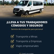 Flota de camionetas tipo VAN de Serviture